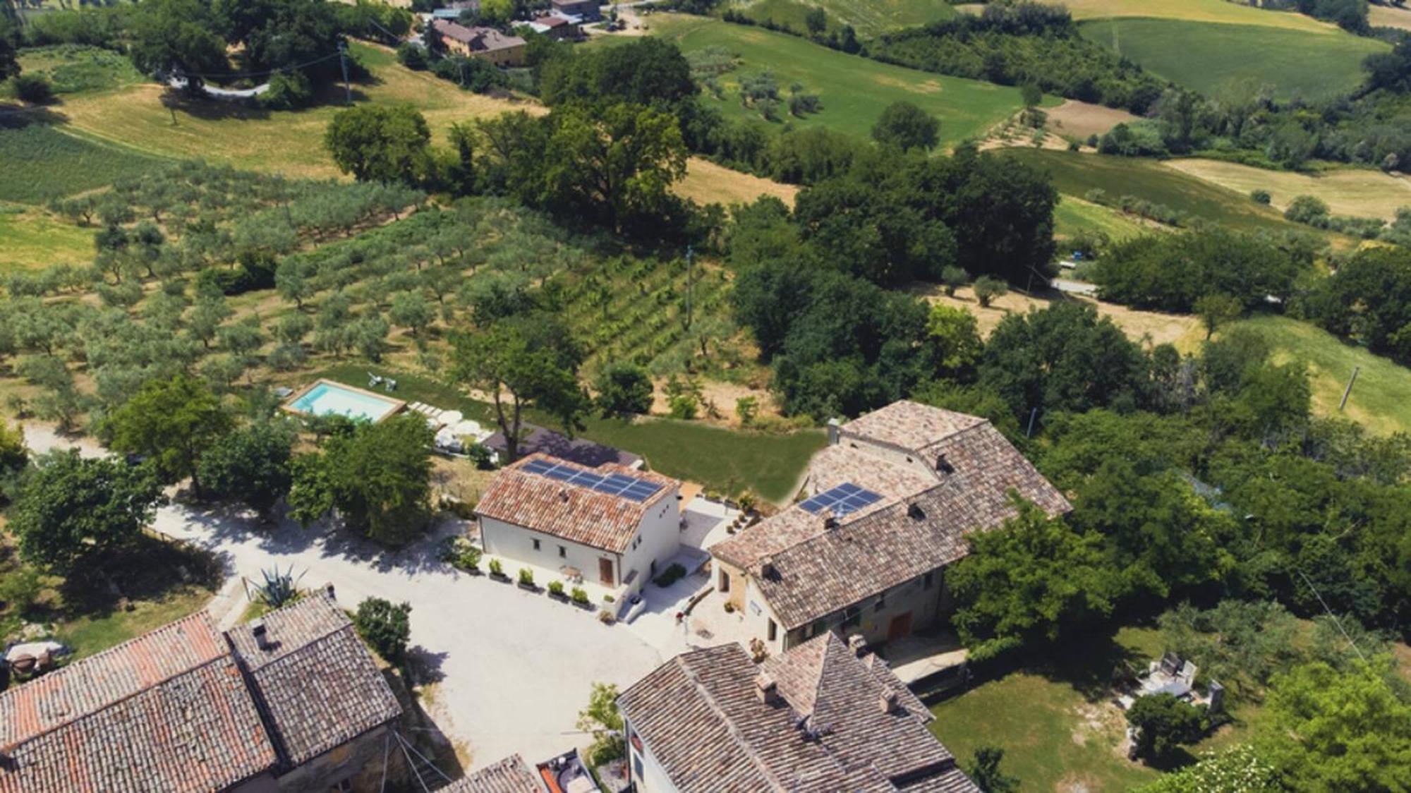 Borgo Calbianco - Private House With Pool & Airco Villa Cerreto Castello Eksteriør billede