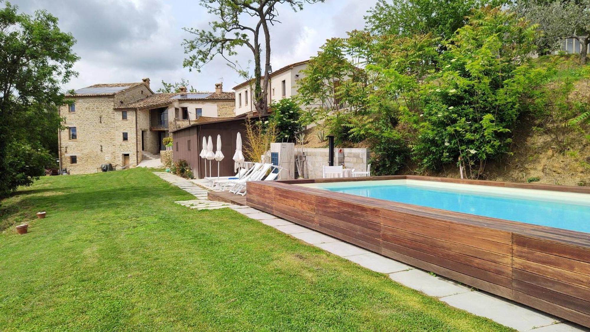Borgo Calbianco - Private House With Pool & Airco Villa Cerreto Castello Eksteriør billede