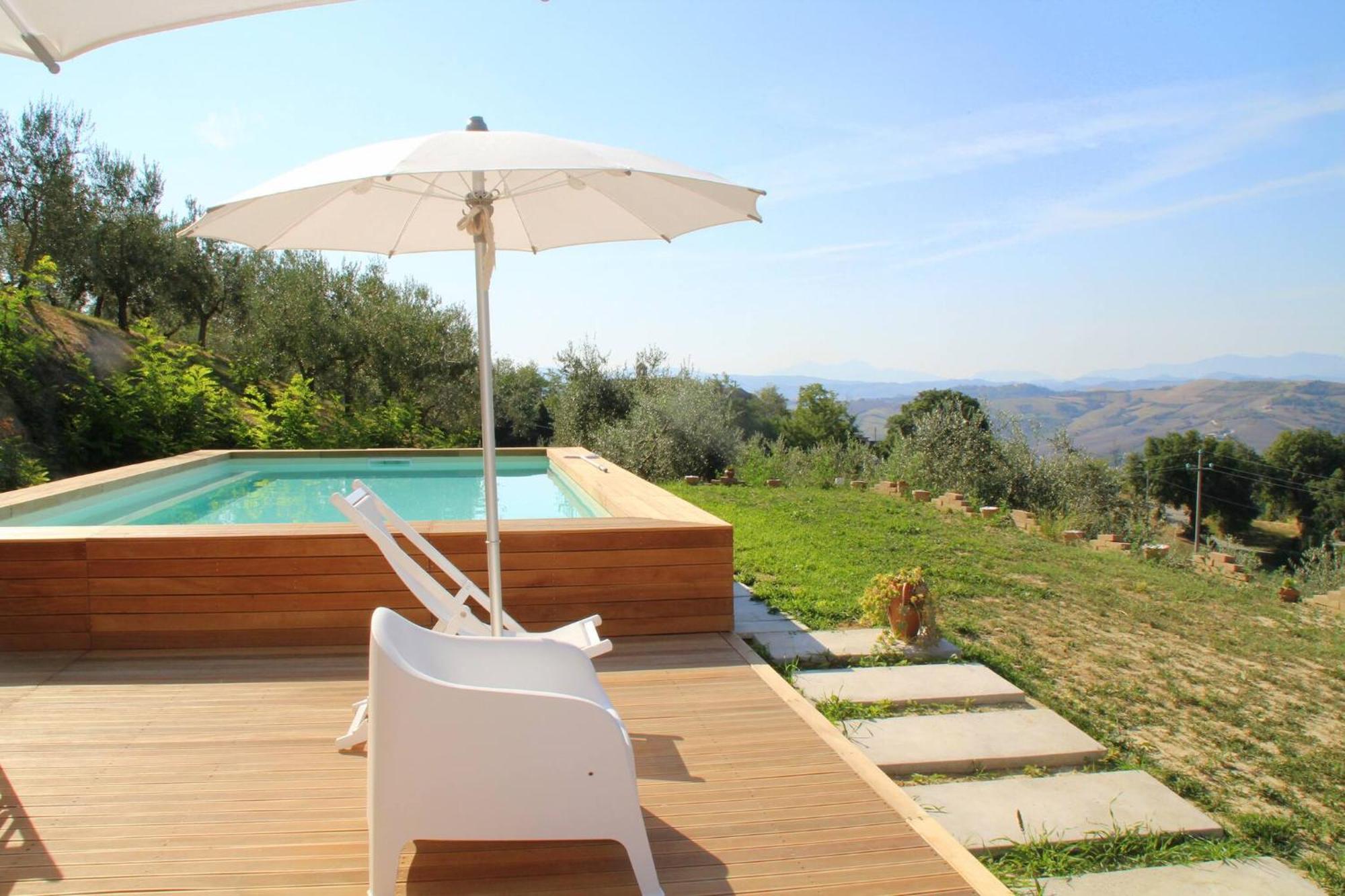 Borgo Calbianco - Private House With Pool & Airco Villa Cerreto Castello Eksteriør billede