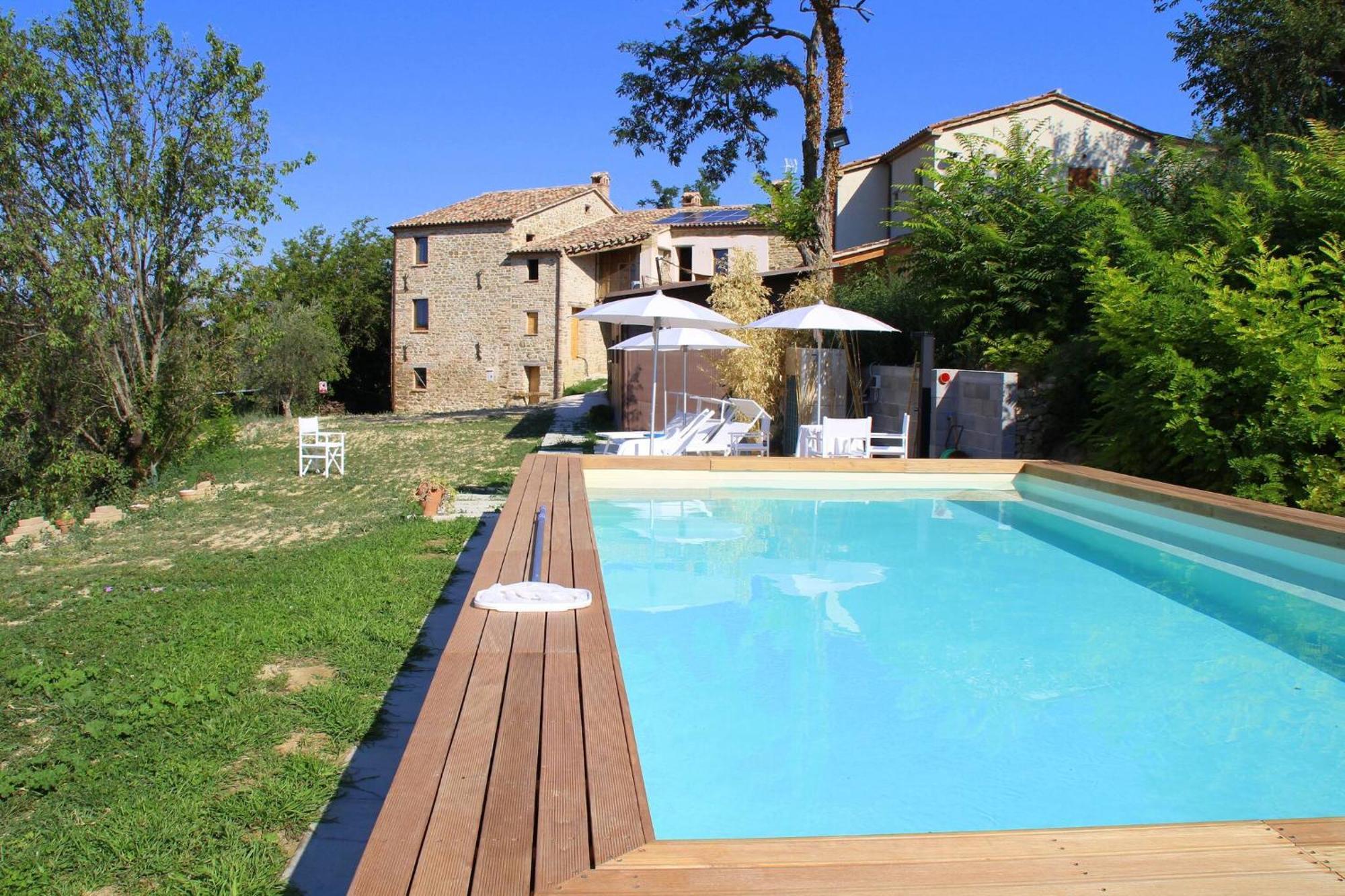 Borgo Calbianco - Private House With Pool & Airco Villa Cerreto Castello Eksteriør billede